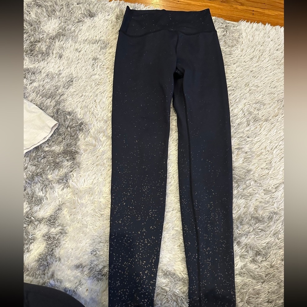 Black and Rose Gold Buffbunny Dazzle leggings.